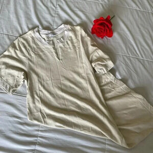 Cotton Citizen oatmeal cotton mini dress